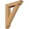 Ekena Millwork Traditional Traditional Smooth Bracket w/ Offset Brace, Western Red Cedar, 7 1/2"W x 34"D x 42"H BKT0806X34X42TRA01SWR - alternate 1